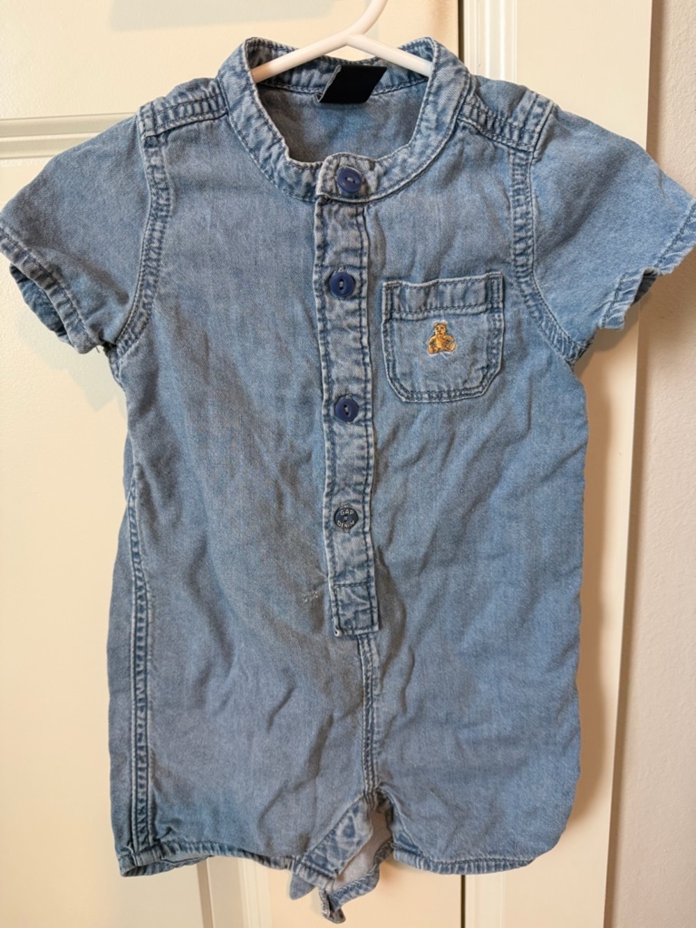 Baby Gap denim romper